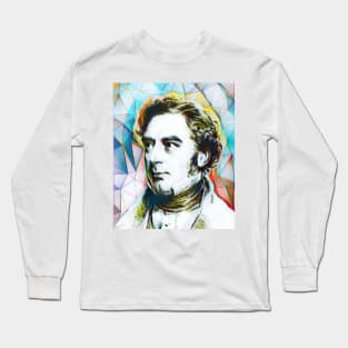 Robert Stephenson Portrait | Robert Stephenson Artwork 8 Long Sleeve T-Shirt